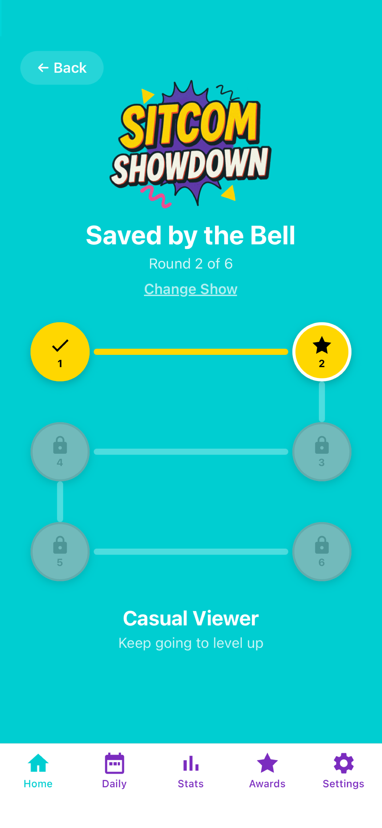 Test Your Main Show campaign progression